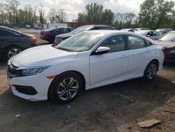 Salvage cars for sale from Copart Baltimore, MD: 2017 Honda Civic LX