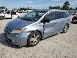 Salvage cars for sale from Copart Houston, TX: 2012 Honda Odyssey Touring