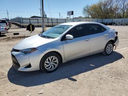 Salvage cars for sale from Copart Oklahoma City, OK: 2018 Toyota Corolla L