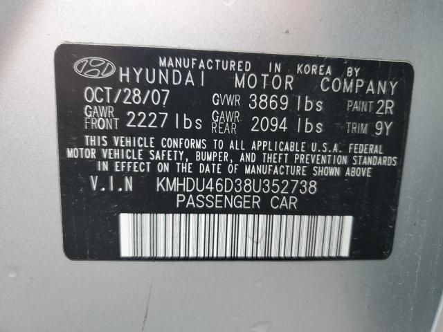 2008 Hyundai Elantra GLS