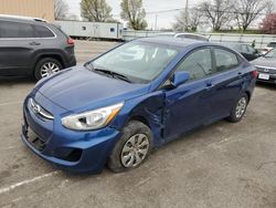 Salvage cars for sale at Moraine, OH auction: 2017 Hyundai Accent SE