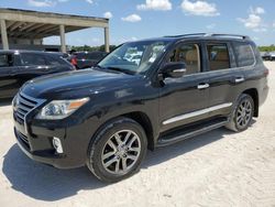 Salvage cars for sale from Copart West Palm Beach, FL: 2015 Lexus LX 570