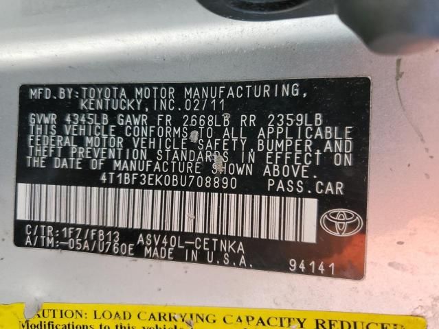 2011 Toyota Camry Base