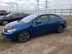 Salvage cars for sale from Copart Elgin, IL: 2015 Honda Civic EX