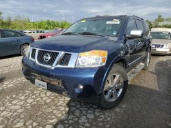 Salvage cars for sale at Bridgeton, MO auction: 2010 Nissan Armada Platinum