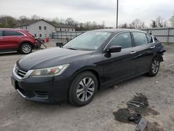 Salvage cars for sale at York Haven, PA auction: 2015 Honda Accord LX