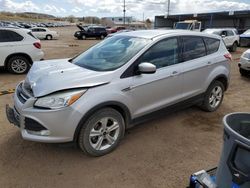 Salvage cars for sale from Copart Colorado Springs, CO: 2015 Ford Escape SE