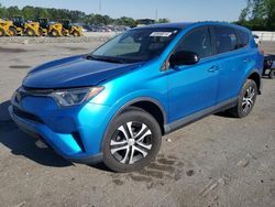 Salvage cars for sale from Copart Dunn, NC: 2017 Toyota Rav4 LE