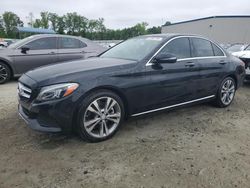 Salvage cars for sale from Copart Spartanburg, SC: 2016 Mercedes-Benz C300