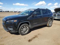 Salvage cars for sale at Brighton, CO auction: 2019 Jeep Cherokee Latitude Plus