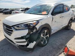 Salvage cars for sale from Copart Houston, TX: 2017 Hyundai Tucson Limited