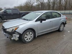 Salvage cars for sale from Copart Ellwood City, PA: 2016 Subaru Impreza