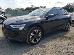 Salvage cars for sale from Copart Riverview, FL: 2022 Audi E-TRON Premium