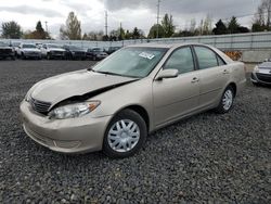 Salvage cars for sale from Copart Portland, OR: 2005 Toyota Camry LE