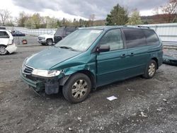 Salvage cars for sale at Grantville, PA auction: 2002 Honda Odyssey EXL