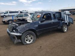 Salvage cars for sale from Copart Brighton, CO: 2001 Ford Ranger Super Cab