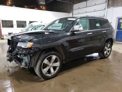 Salvage cars for sale at Blaine, MN auction: 2015 Jeep Grand Cherokee Overland