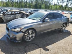 Salvage cars for sale from Copart Harleyville, SC: 2018 Infiniti Q50 Luxe