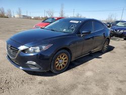Salvage cars for sale from Copart Montreal Est, QC: 2016 Mazda 3 Sport