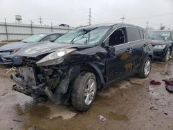 Salvage cars for sale at Chicago Heights, IL auction: 2018 KIA Sportage LX