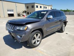 Salvage cars for sale at Wilmer, TX auction: 2015 Jeep Grand Cherokee Overland