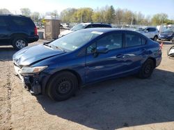 Salvage cars for sale at Chalfont, PA auction: 2015 Honda Civic LX