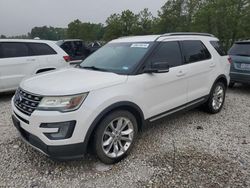 Ford salvage cars for sale: 2016 Ford Explorer XLT