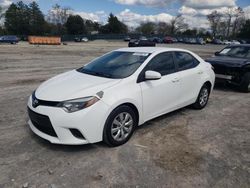 Toyota Corolla L Vehiculos salvage en venta: 2016 Toyota Corolla L