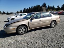 Salvage cars for sale from Copart Graham, WA: 2002 Chevrolet Malibu LS