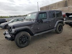 Jeep Wrangler salvage cars for sale: 2021 Jeep Wrangler Unlimited Sahara