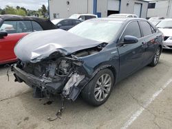 Salvage cars for sale at Vallejo, CA auction: 2017 Toyota Camry Hybrid