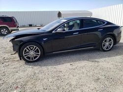 Salvage cars for sale at Adelanto, CA auction: 2014 Tesla Model S