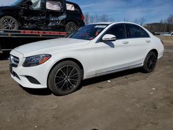 Salvage cars for sale at Marlboro, NY auction: 2021 Mercedes-Benz C 300 4matic