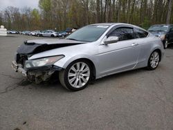Salvage cars for sale at East Granby, CT auction: 2008 Honda Accord EXL
