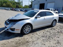 Salvage cars for sale at Savannah, GA auction: 2012 Ford Fusion SEL