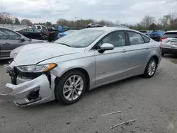 Salvage cars for sale from Copart Glassboro, NJ: 2019 Ford Fusion SE