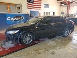 Salvage cars for sale from Copart Angola, NY: 2015 Toyota Camry LE