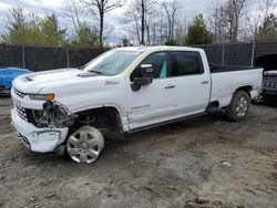 Salvage cars for sale at Waldorf, MD auction: 2022 Chevrolet Silverado K3500 LTZ