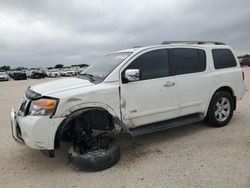 Salvage cars for sale from Copart San Antonio, TX: 2008 Nissan Armada SE