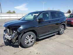 Honda Pilot EXL salvage cars for sale: 2016 Honda Pilot EXL