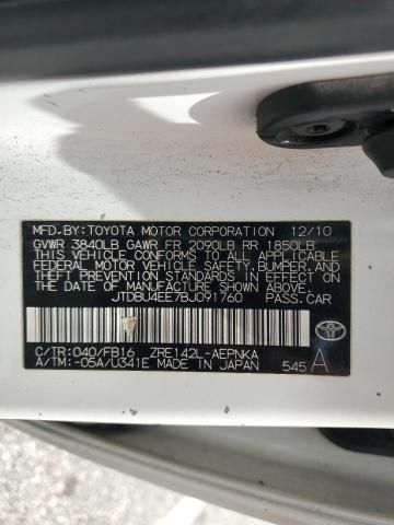 2011 Toyota Corolla Base