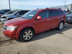 Salvage cars for sale from Copart Woodhaven, MI: 2010 Dodge Journey R/T