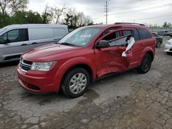 Vehiculos salvage en venta de Copart Cahokia Heights, IL: 2017 Dodge Journey SE