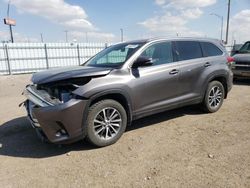 Salvage cars for sale from Copart Greenwood, NE: 2019 Toyota Highlander SE