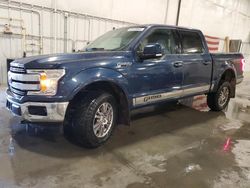 Salvage cars for sale from Copart Avon, MN: 2018 Ford F150 Supercrew