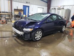 Salvage cars for sale at West Mifflin, PA auction: 2011 Honda Civic LX