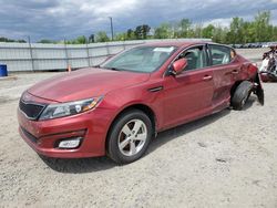 Salvage cars for sale at Lumberton, NC auction: 2015 KIA Optima LX