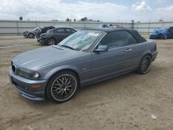 Salvage cars for sale from Copart Bakersfield, CA: 2001 BMW 325 CI