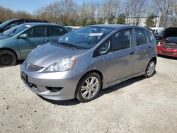 Salvage cars for sale at North Billerica, MA auction: 2009 Honda FIT Sport