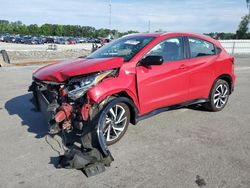 Salvage cars for sale at Dunn, NC auction: 2019 Honda HR-V Sport